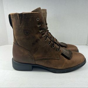 Ariat Women's Heritage Lacer II Boot 10002147 (33505) Brown US Size 9B